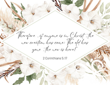 Load image into Gallery viewer, 2024 Bible Verse Bohemian Watercolor Calendar