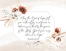 Load image into Gallery viewer, 2024 Bible Verse Bohemian Watercolor Calendar