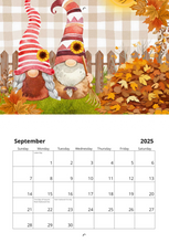 Load image into Gallery viewer, 2025 Gnome Love 11" x 17" Calendar