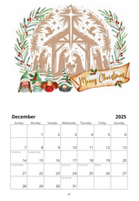 Load image into Gallery viewer, 2025 Gnome Love 11" x 17" Calendar
