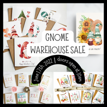 Load image into Gallery viewer, **Warehouse Gnome Greeting Card Blow Out Sale | Gnome Greeting Card Set**