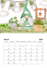 Load image into Gallery viewer, 2025 Gnome Love 11" x 17" Calendar