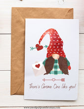 Load image into Gallery viewer, 8 Pack Gnome Love Valentine's Day Cards (Digital Download)