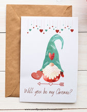Load image into Gallery viewer, 8 Pack Gnome Love Valentine's Day Cards