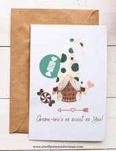 Load image into Gallery viewer, 8 Pack Gnome Love Valentine's Day Cards