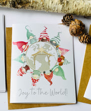 Load image into Gallery viewer, Gnome Christmas Card Collections (Set of 8)