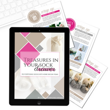 Load image into Gallery viewer, Treasures in Your Sock Drawer: Re-Purposing Socks into Home Decor Items