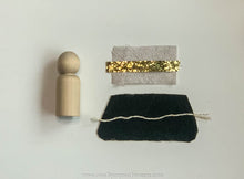 Load image into Gallery viewer, DIY Wooden Peg Doll Nativity Set