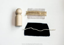 Load image into Gallery viewer, DIY Wooden Peg Doll Nativity Set