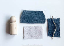 Load image into Gallery viewer, DIY Wooden Peg Doll Nativity Set