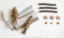 Load image into Gallery viewer, Fabric Scrap Christmas Tree Ornament Kit