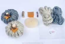 Load image into Gallery viewer, No Knit Yarn Pumpkin Kit- Make Beautiful Yarn Pumpkins in Minutes!