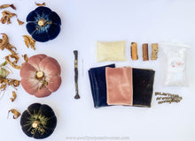 Load image into Gallery viewer, Velvet Pumpkin Making Kit: Learn How to Make Velvet Pumpkins- Beginner Friendly- Velvet Pumpkins Kit