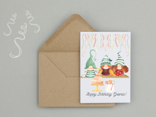 Load image into Gallery viewer, Gnome Birthday Cards | Gnome Birthday | Gnome Greeting Card
