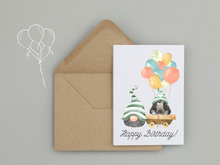 Load image into Gallery viewer, Gnome Birthday Cards | Gnome Birthday | Gnome Greeting Card
