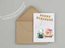 Load image into Gallery viewer, Gnome Birthday Cards | Gnome Birthday | Gnome Greeting Card
