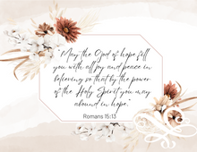 Load image into Gallery viewer, 2024 Bible Verse Bohemian Watercolor Calendar
