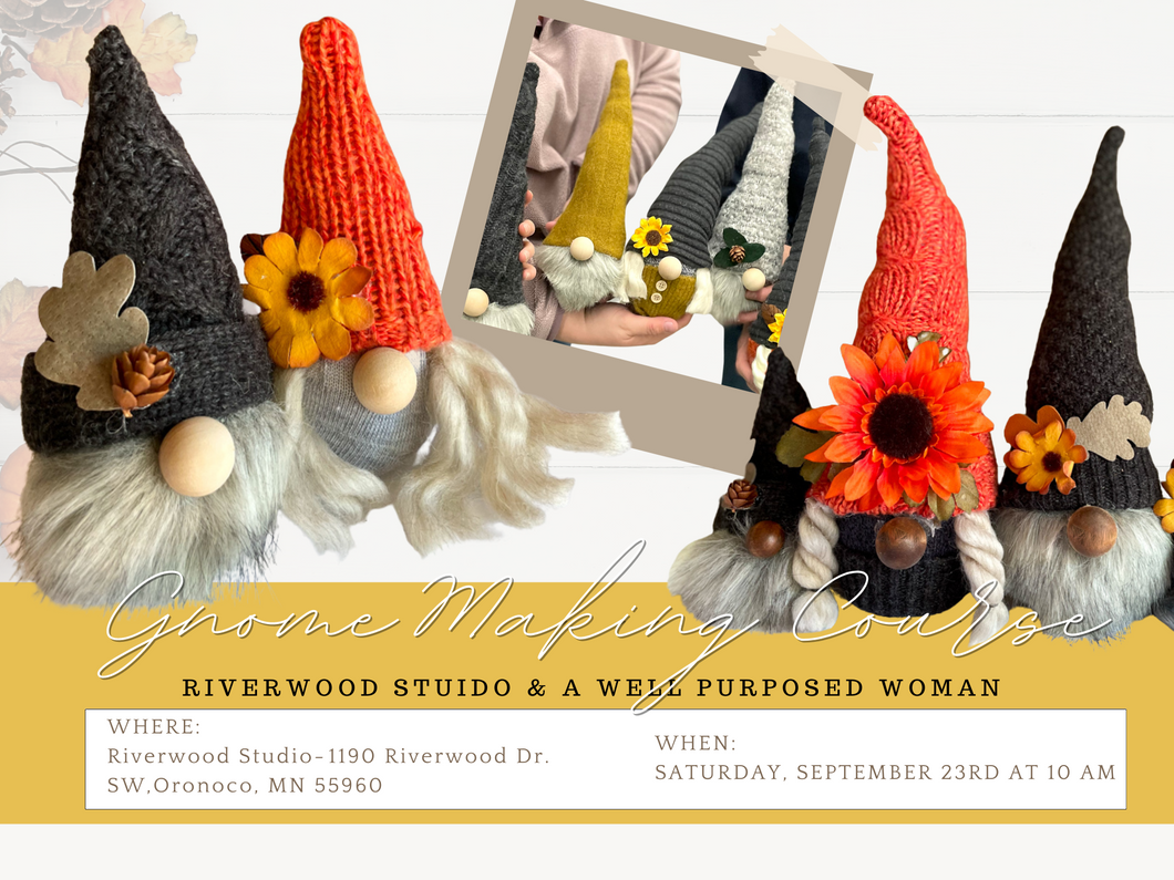 Fall Gnome Crafting Course at Riverwood Studio