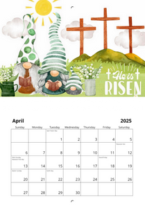 2025 Gnome Love 11" x 17" Calendar