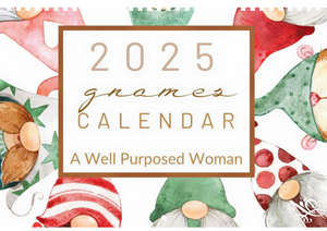 2025 Gnome Love 11" x 17" Calendar