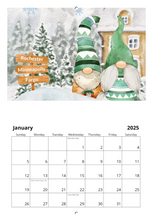 Load image into Gallery viewer, 2025 Gnome Love 11&quot; x 17&quot; Calendar
