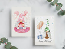 Load and play video in Gallery viewer, Gnome Birthday Cards | Gnome Birthday | Gnome Greeting Card
