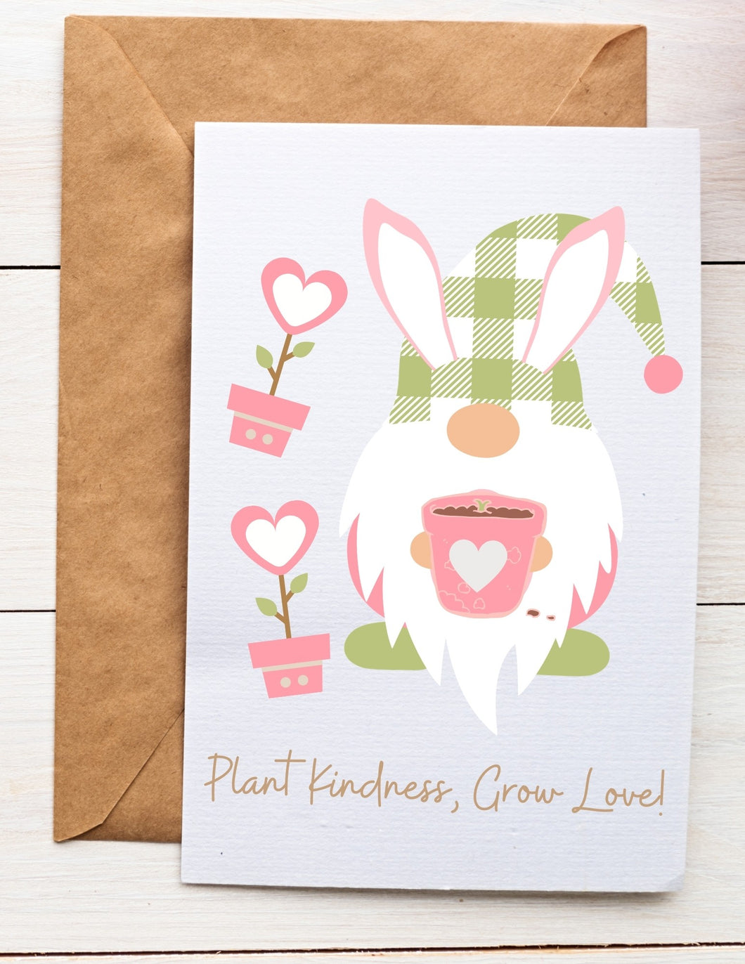 8 Pack of Spring Bunny Gnome Cards (Digital Download)