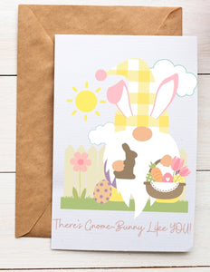 8 Pack of Spring Bunny Gnome Cards (Digital Download)