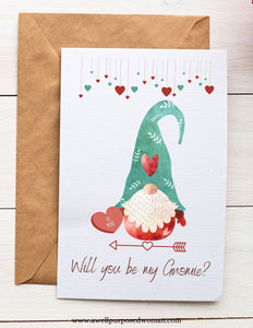 8 Pack Gnome Love Valentine's Day Cards (Digital Download)