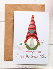 Load image into Gallery viewer, 8 Pack Gnome Love Valentine&#39;s Day Cards (Digital Download)
