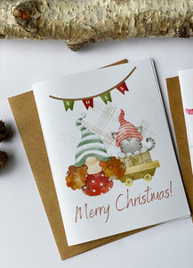 Gnome Christmas Card Collections (Set of 8)