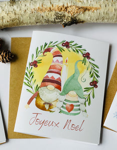 Gnome Christmas Card Collections (Set of 8)