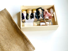 Load image into Gallery viewer, DIY Wooden Peg Doll Nativity Set
