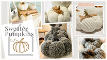 Load image into Gallery viewer, Sweater Pumpkin Crafting Course | How to Make Sweater Pumpkins Course
