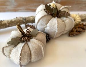 Fabric Pumpkin Crafting Course | How to Sew Fabric Pumpkins (Pattern Included)
