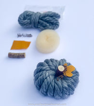 Load image into Gallery viewer, No Knit Yarn Pumpkin Kit- Make Beautiful Yarn Pumpkins in Minutes!
