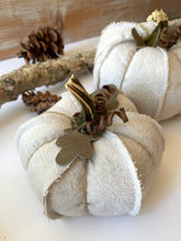 Load image into Gallery viewer, Fabric Pumpkin Crafting Course | How to Sew Fabric Pumpkins (Pattern Included)
