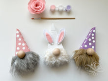 Load image into Gallery viewer, Easter Wooden Gnome Craft Kit | Spring Easter Bunny Gnome DIY Gift Craft Painting Kit

