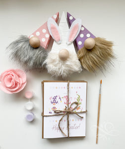 Easter Gnome Craft Kit & Greeting Card Bundle